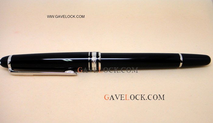 Mont blanc Meisterstuck Low Price- Mont Blanc Meisterstuck Classique Black Resin Rollerball Pen Slim